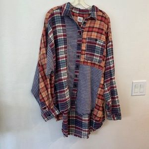 BDG button flannel